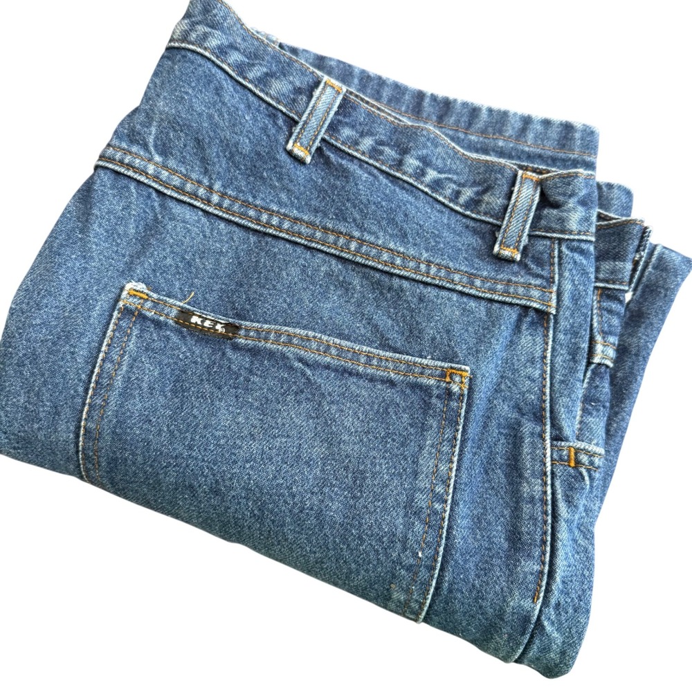 KEY‎ Industries Mens Blue Denim Jeans W42 L32 (40x26) Cotton Regular Fit